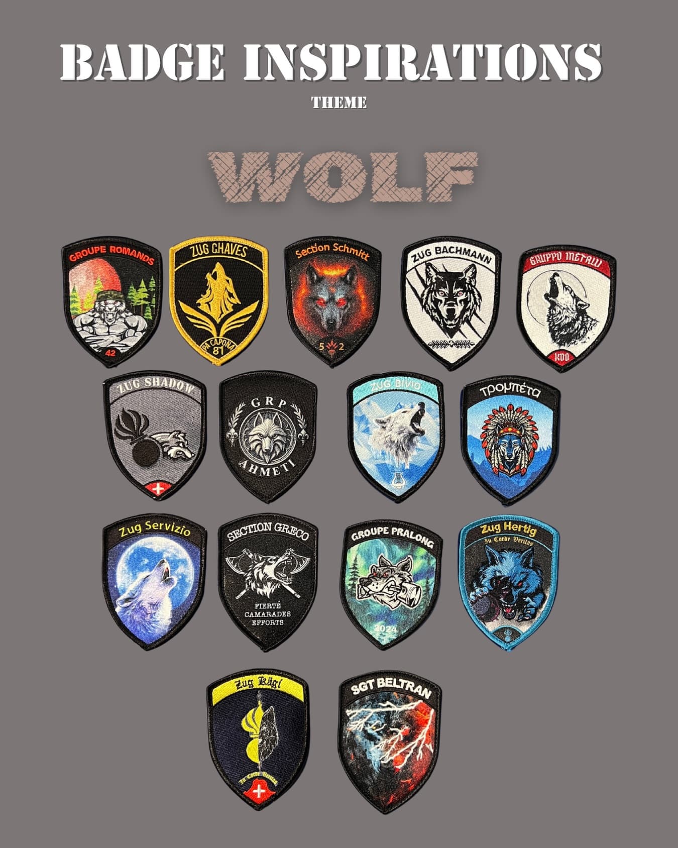 Badge personnalisé avec votre grade et fonction 🎖️ Design approuvé par plus de 6000 unités!