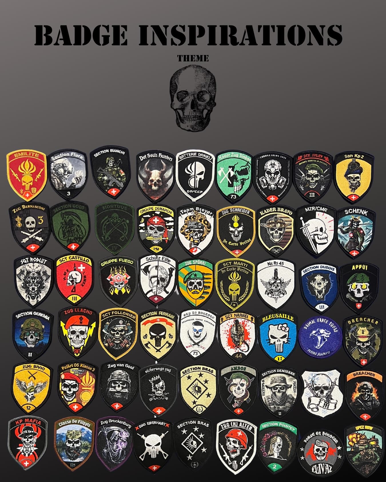 Nouvelle collection badges TAZ 2025 🎖️ Commandez maintenant pour votre école de recrues!